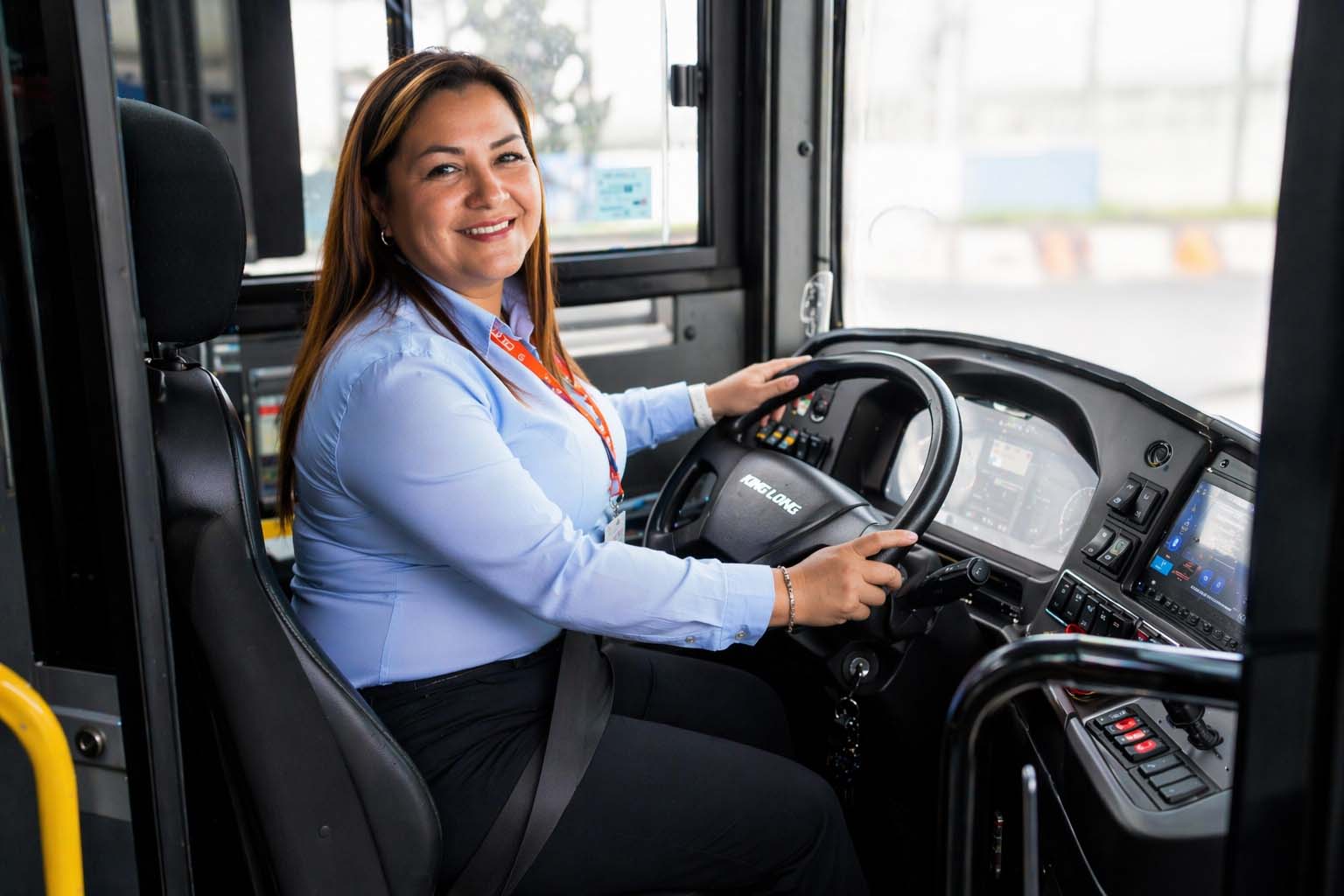 Mujeres conductoras en el sistema RED